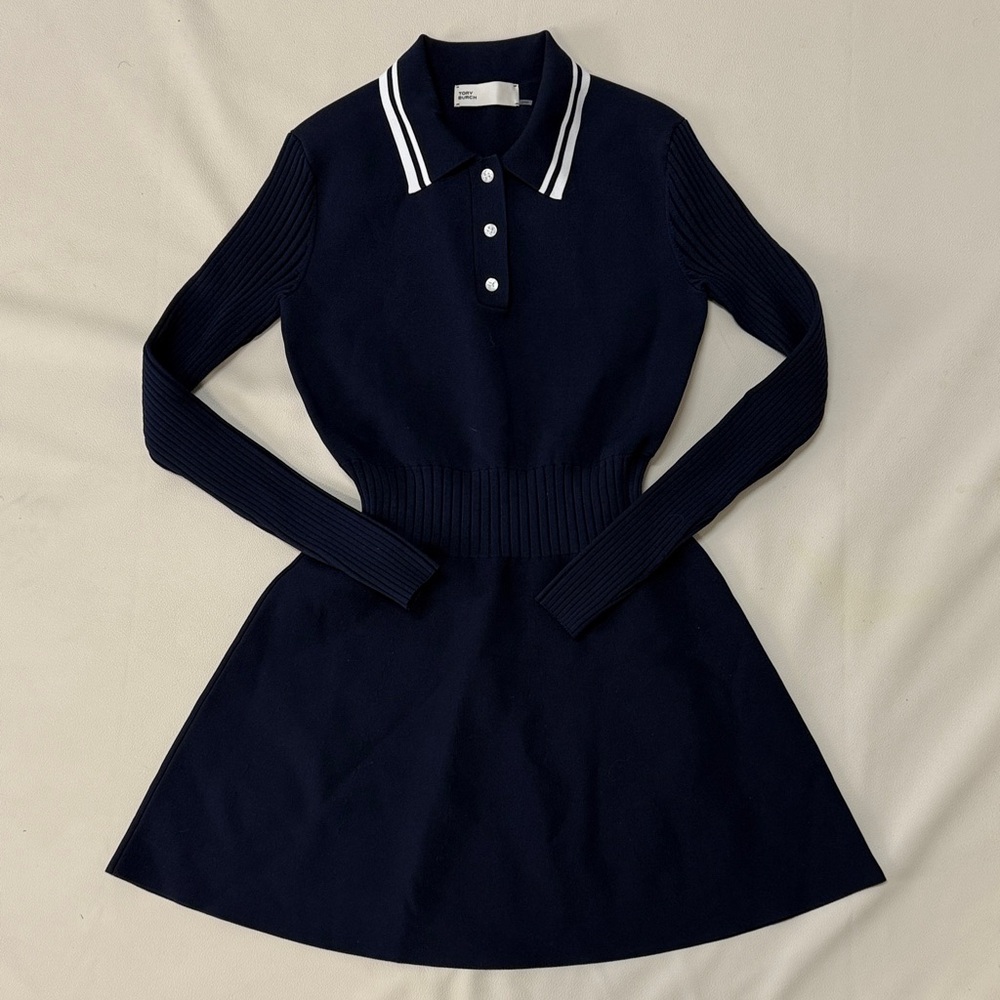 Tory Burch Navy Polo Dress